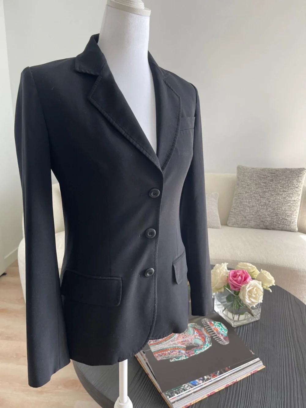 Dior Black Suit Jacket sz 38 $2750
